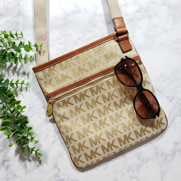 MICHAEL Michael Kors Handbags - Michael Kors Signature Monogram Jacquard Crossbody